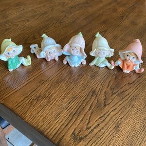 Vintage elf figurines